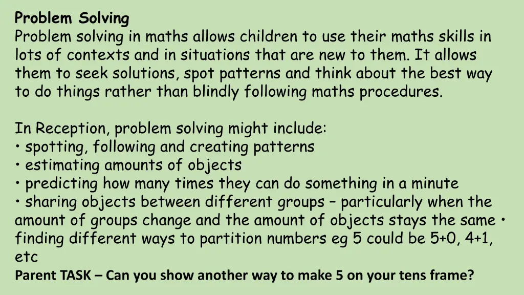 problem solving problem solving in maths allows