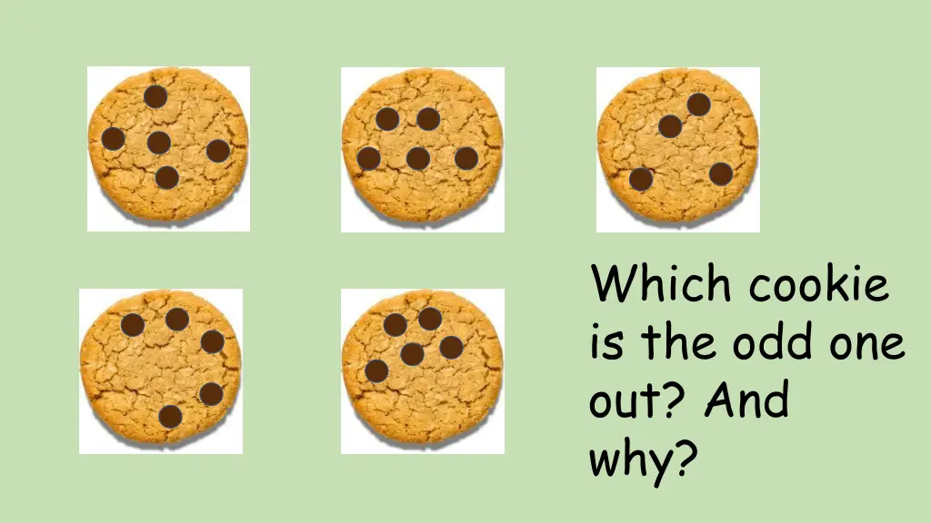 which cookie is the odd one out and why