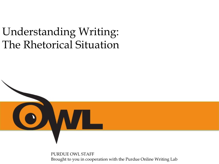 understanding writing the rhetorical situation