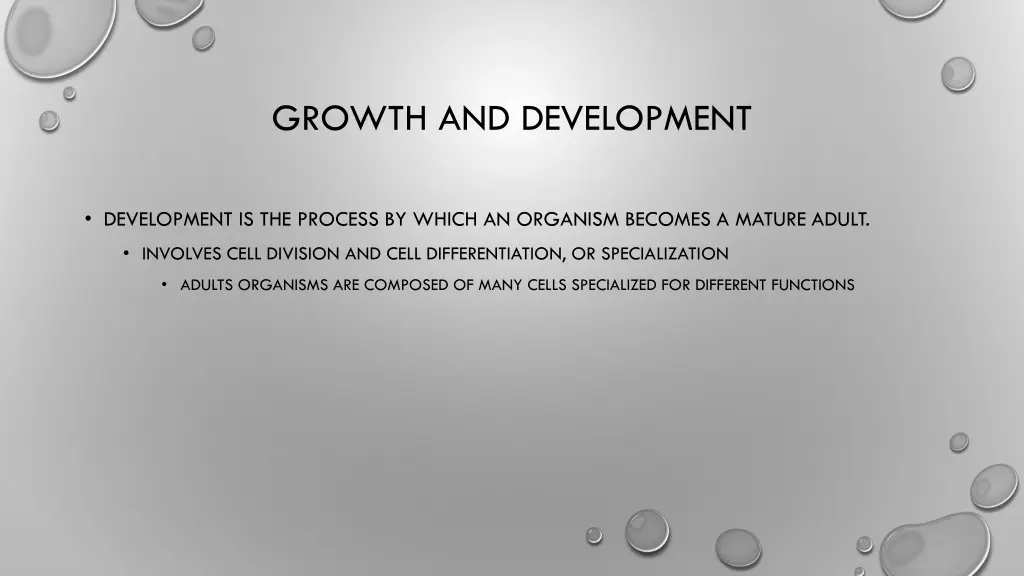 growth and development 1