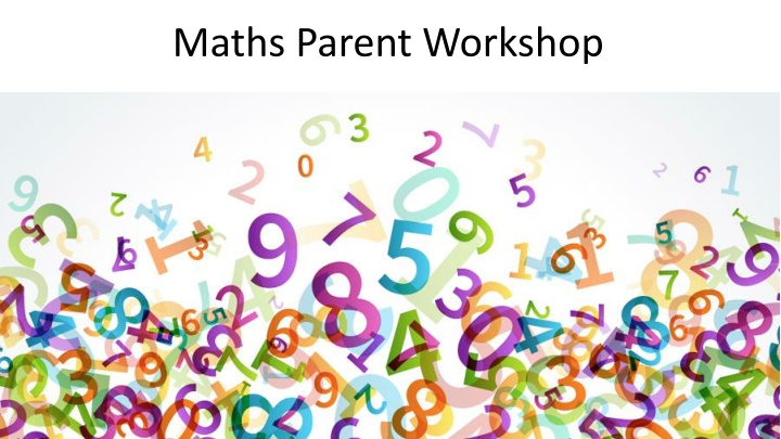 maths parent workshop