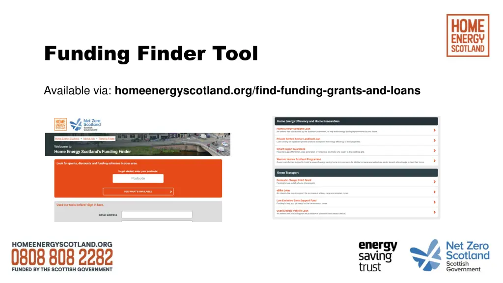 funding finder tool
