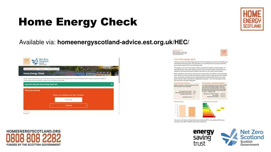 home energy check