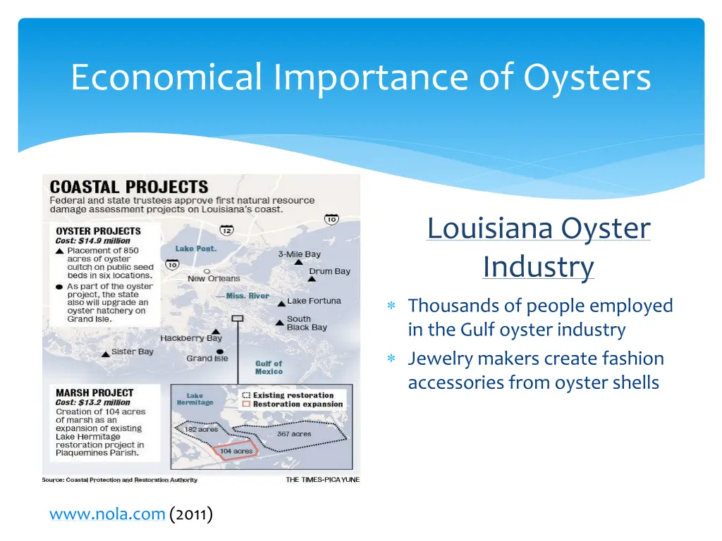 economical importance of oysters