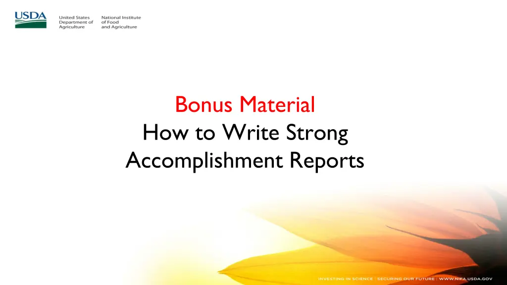 bonus material how to write strong accomplishment