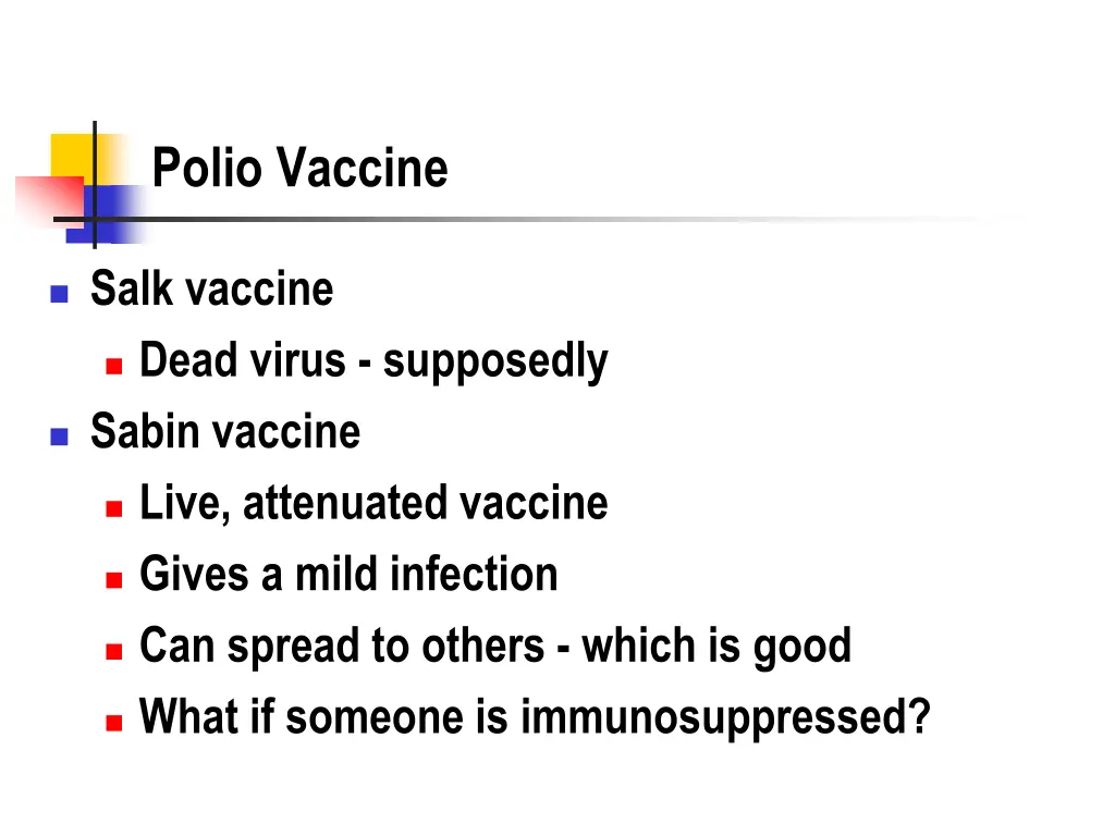 polio vaccine