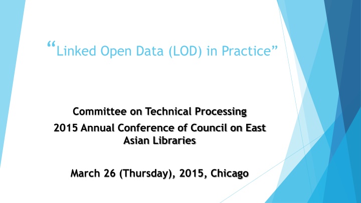 linked open data lod in practice