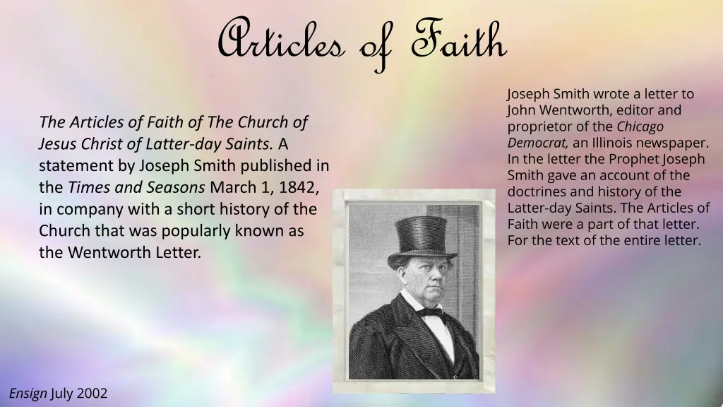 articles of faith