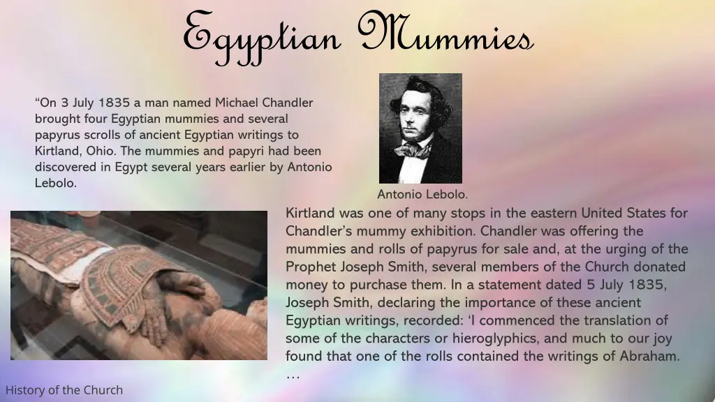 egyptian mummies