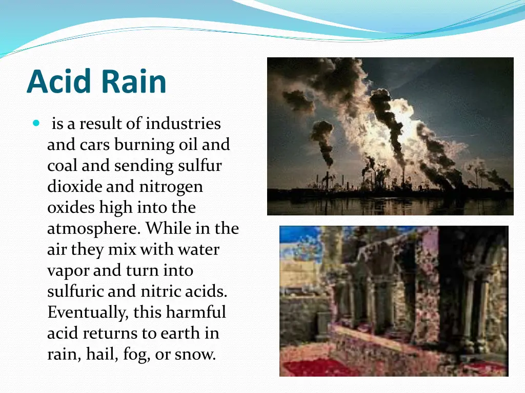 acid rain