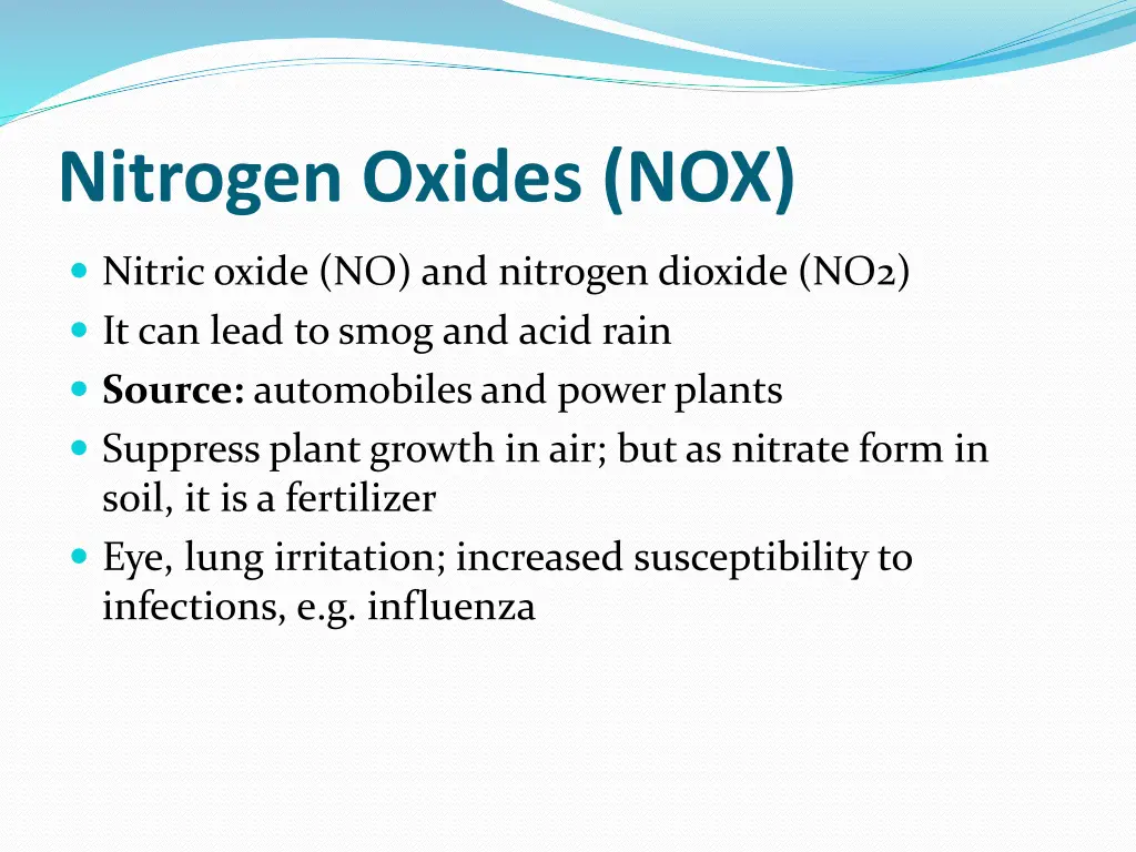 nitrogen oxides nox