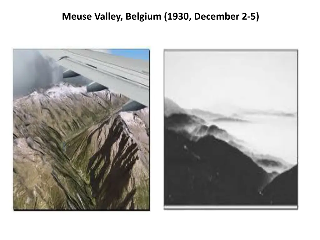 meuse valley belgium 1930 december 2 5