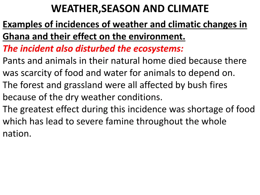 weather season and climate examples of incidences 1