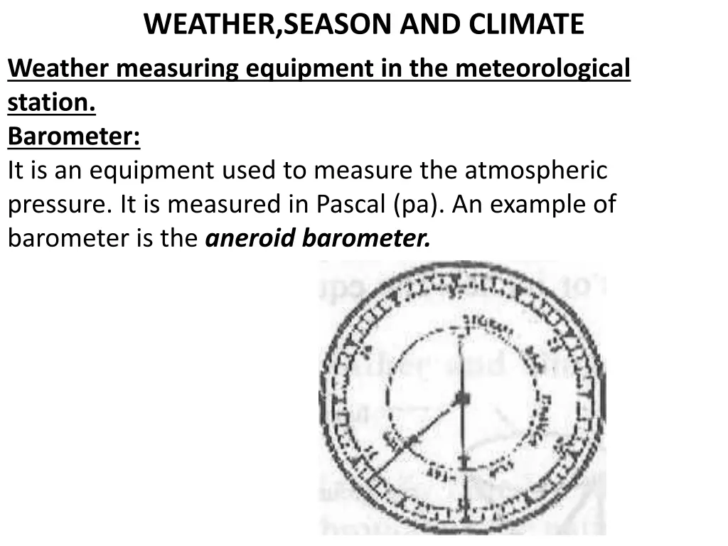 weather season and climate weather measuring 3