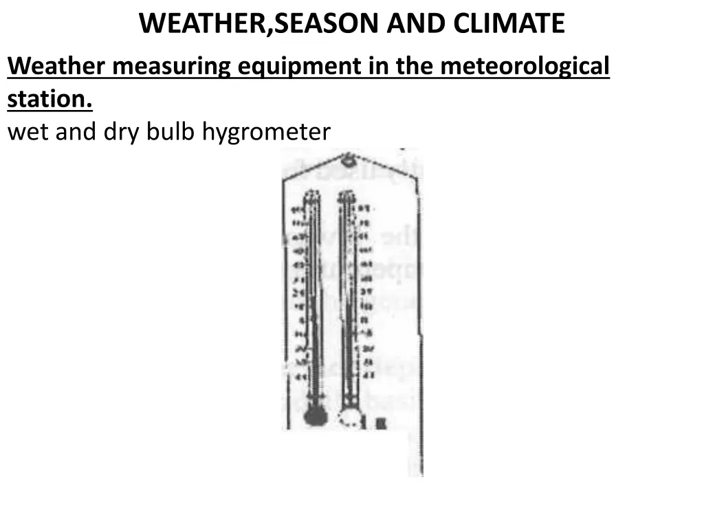 weather season and climate weather measuring 5