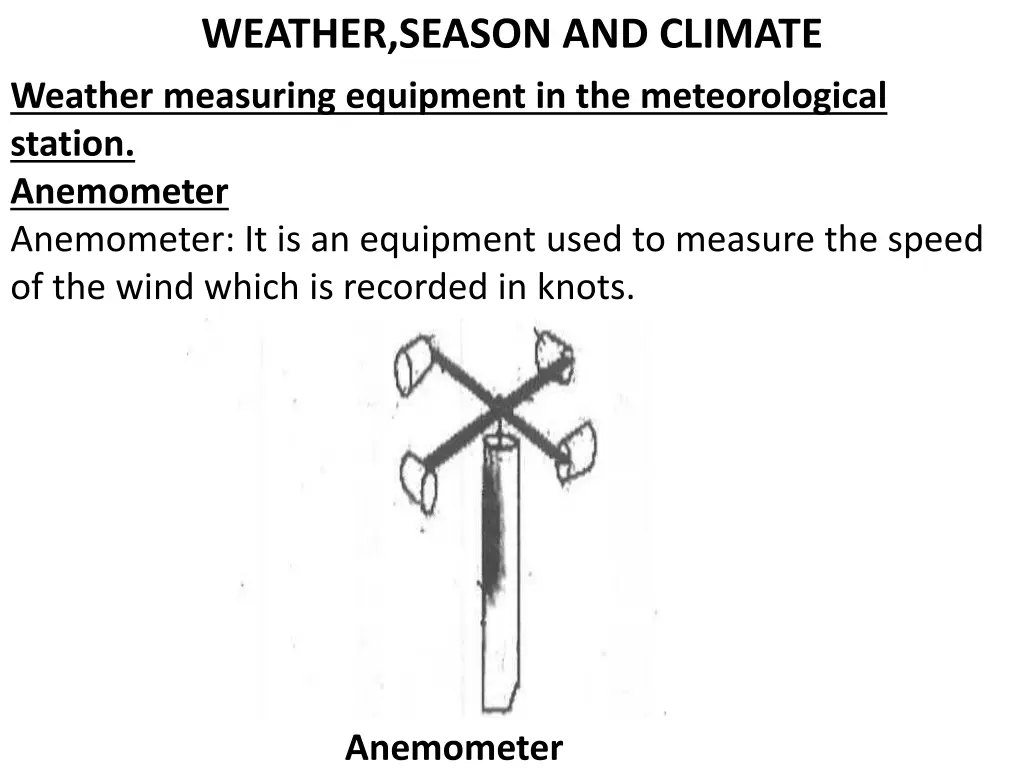 weather season and climate weather measuring 6