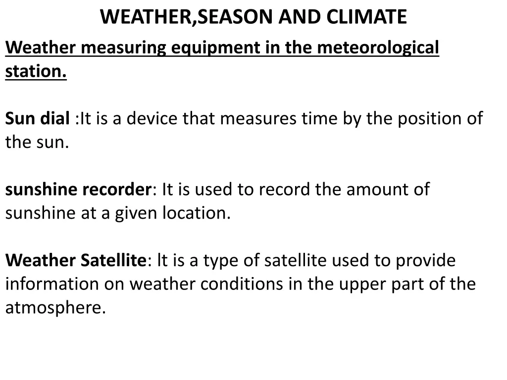 weather season and climate weather measuring 8