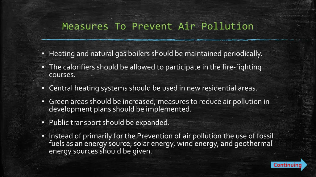 measures to prevent air pollution 1