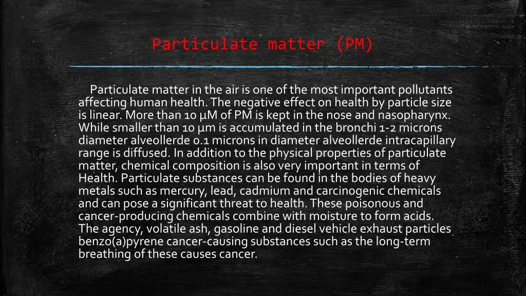 particulate matter pm