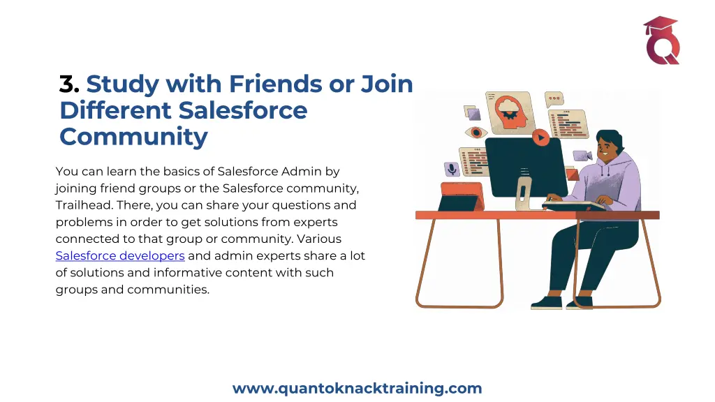 3 study with friends or join different salesforce