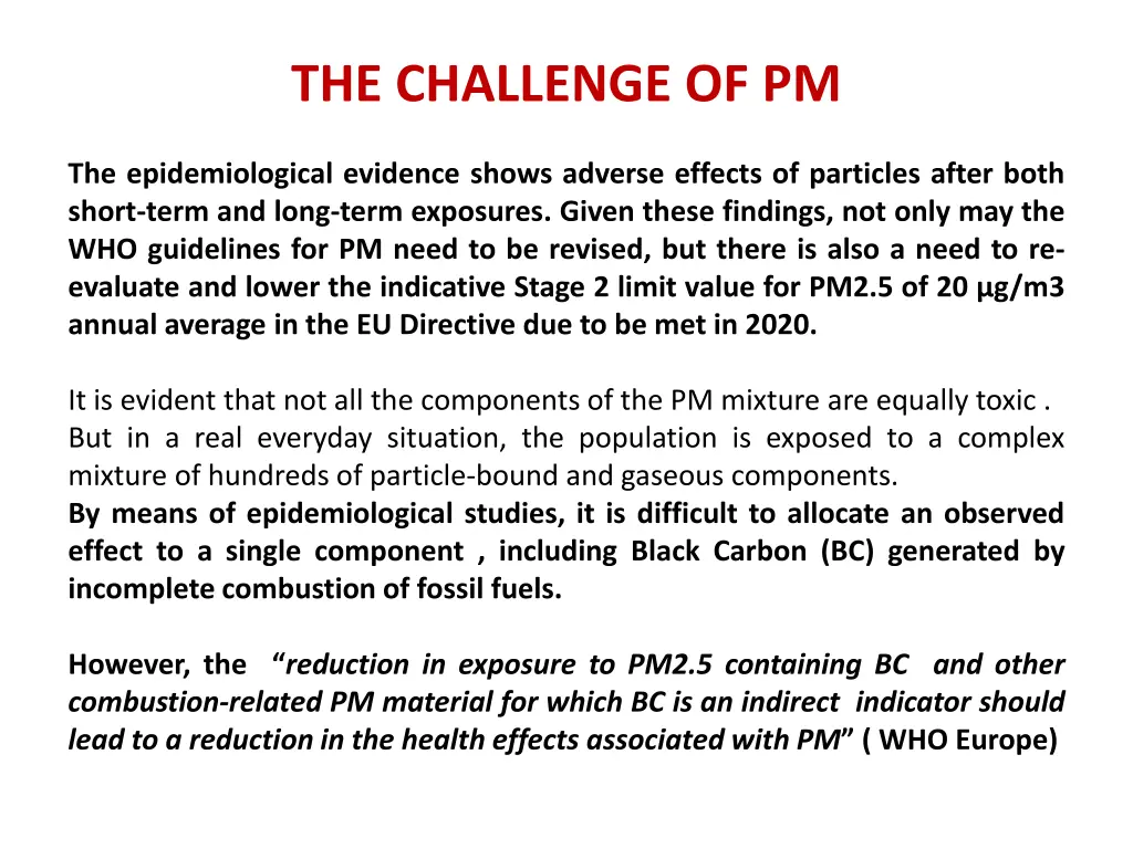 the challenge of pm