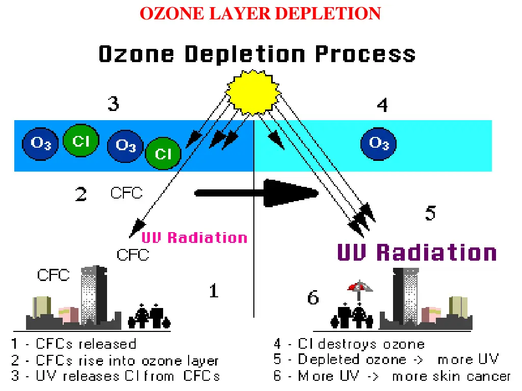 ozone layer depletion