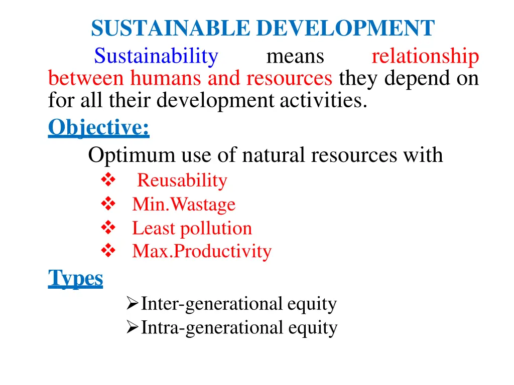 sustainable development sustainability between