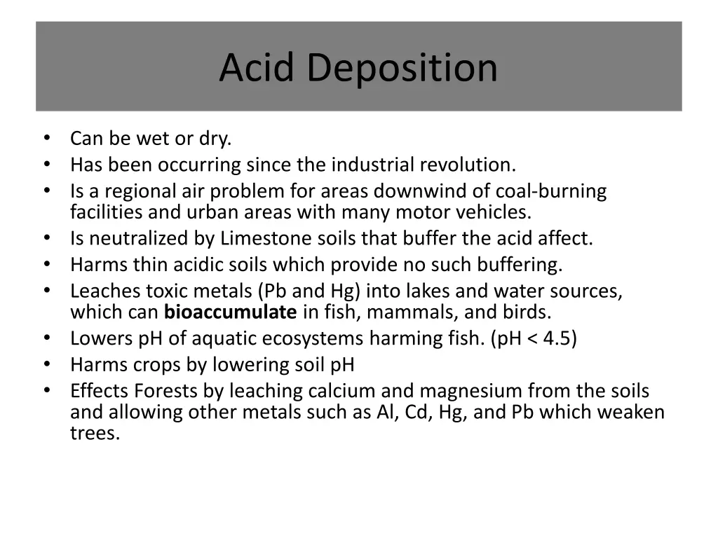 acid deposition 1