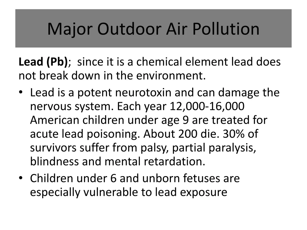 major outdoor air pollution 2