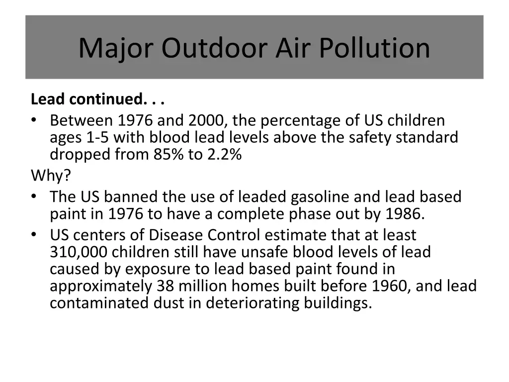 major outdoor air pollution 3