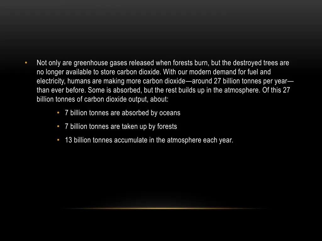 not only are greenhouse gases released when