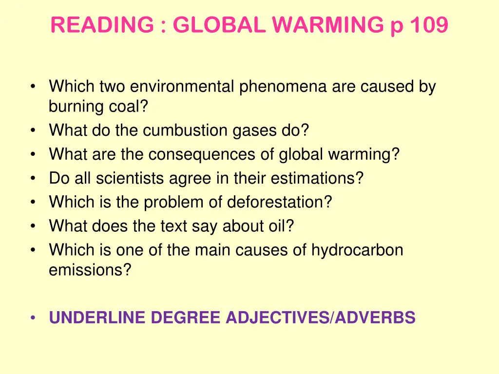 reading global warming p 109