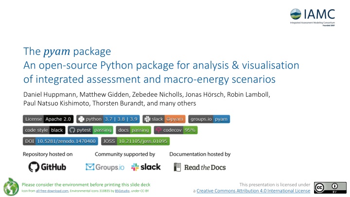 the pyam package an open source python package