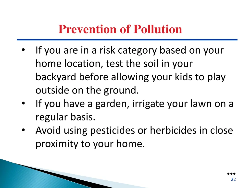 prevention of pollution 2