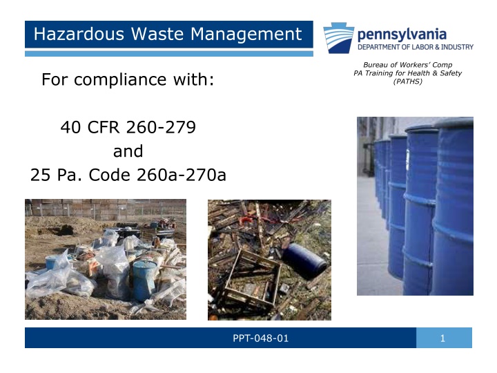 hazardous waste management