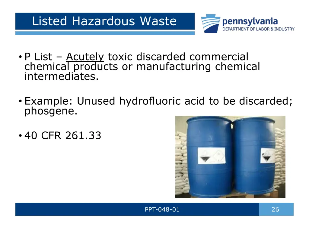 listed hazardous waste 2