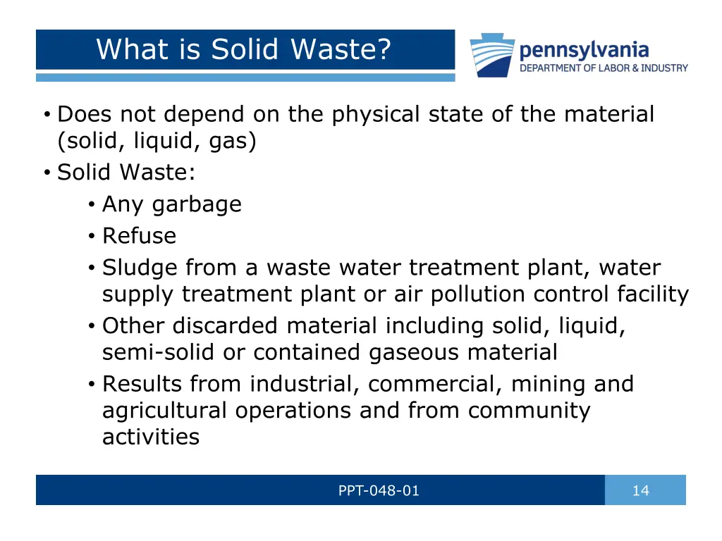 what is solid waste