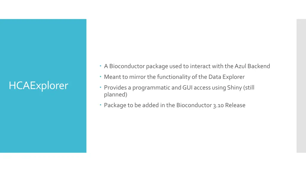 a bioconductor package used to interact with 1