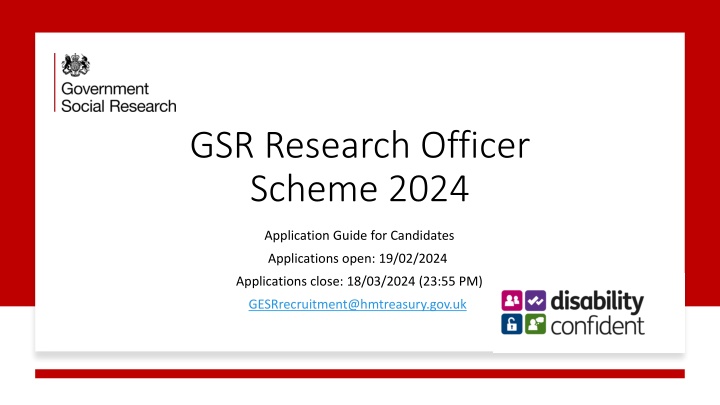 gsr research officer scheme 2024