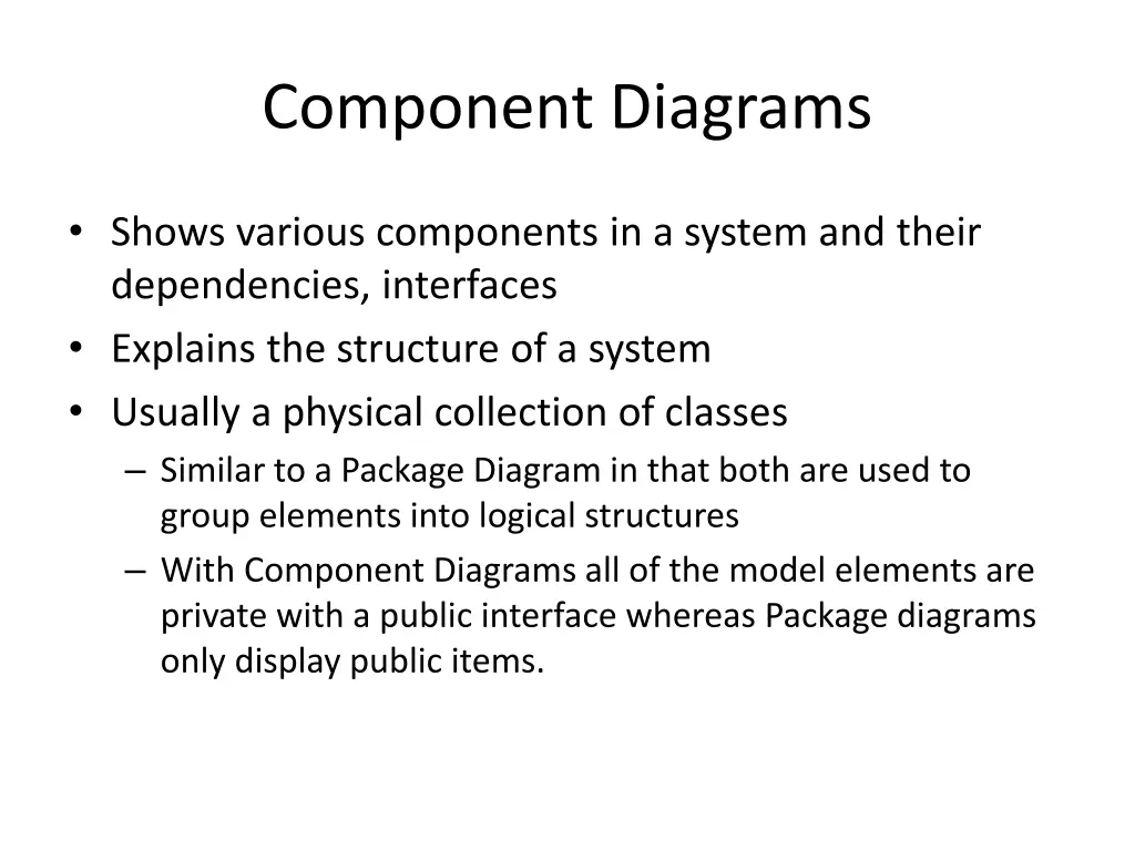 component diagrams