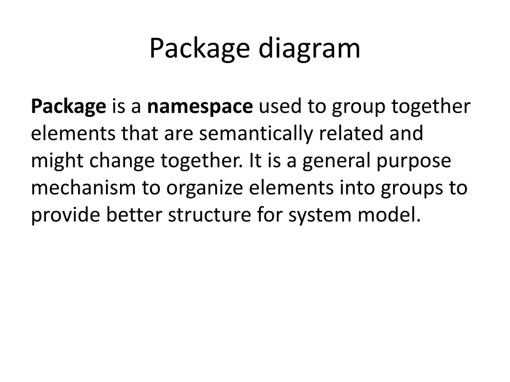 package diagram