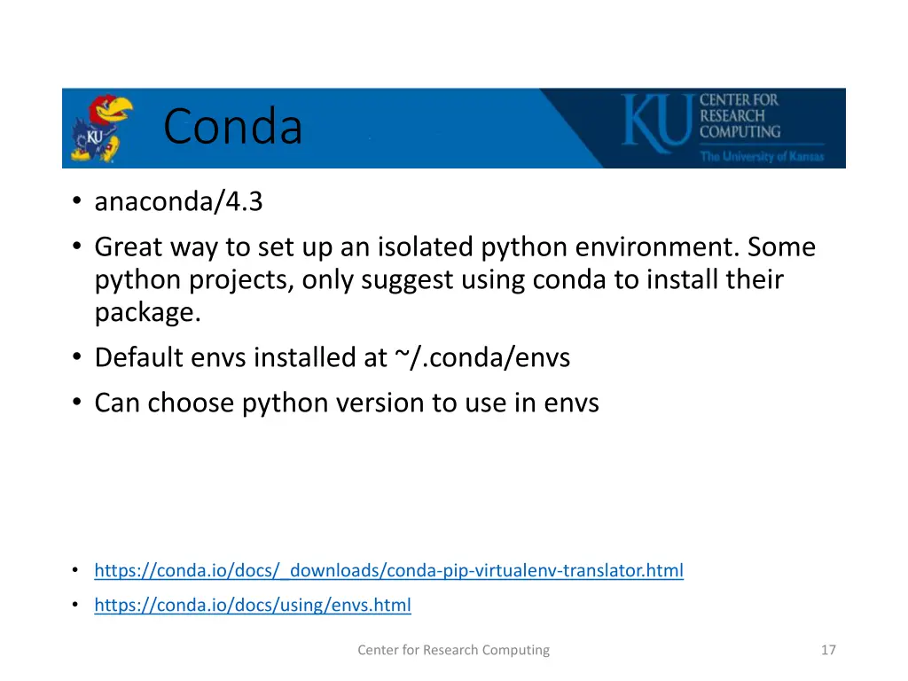 conda