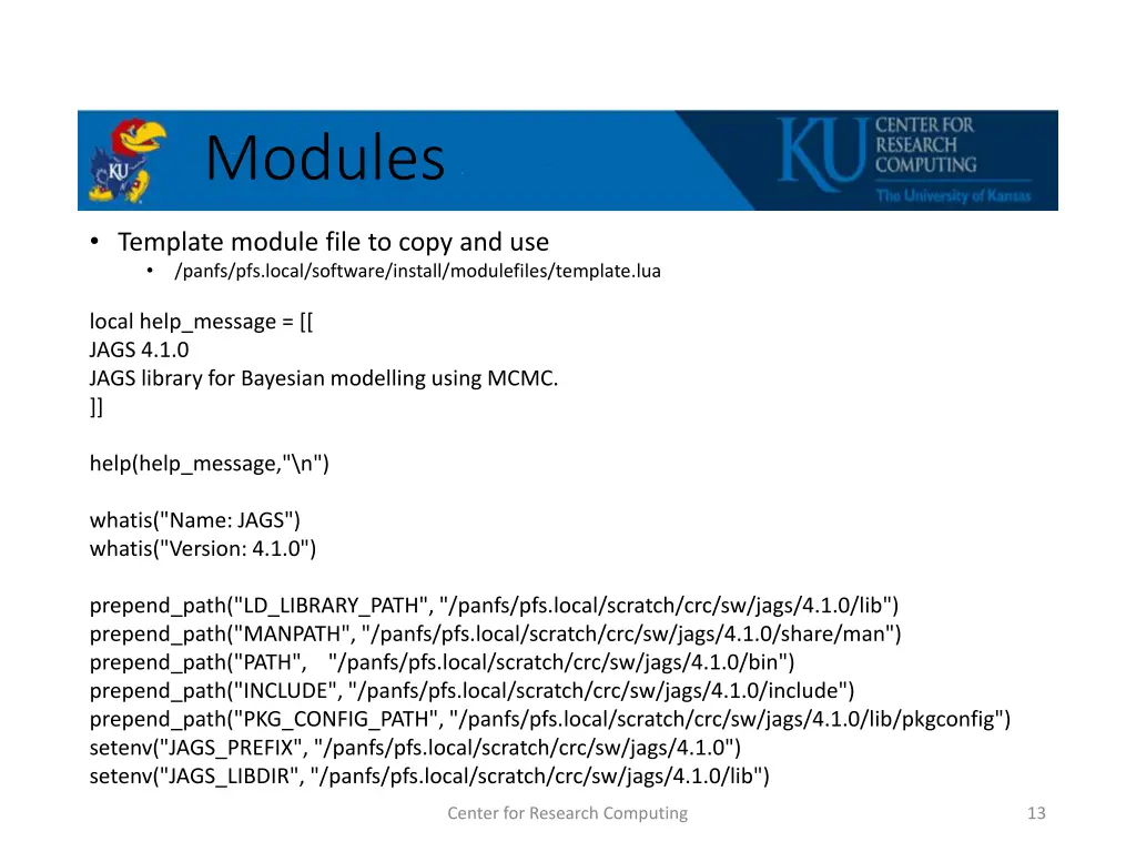 modules 1