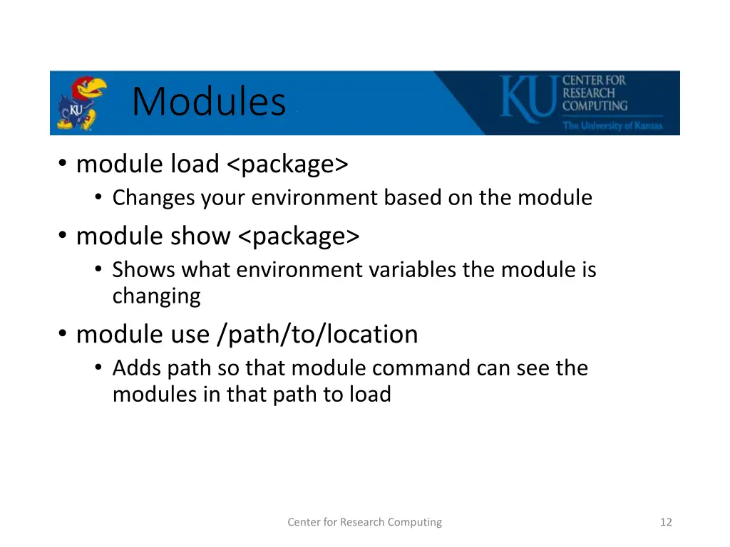 modules