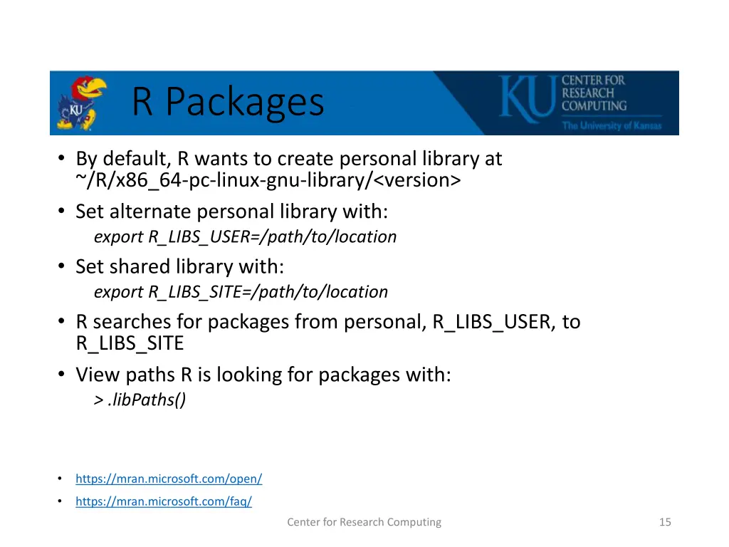 r packages