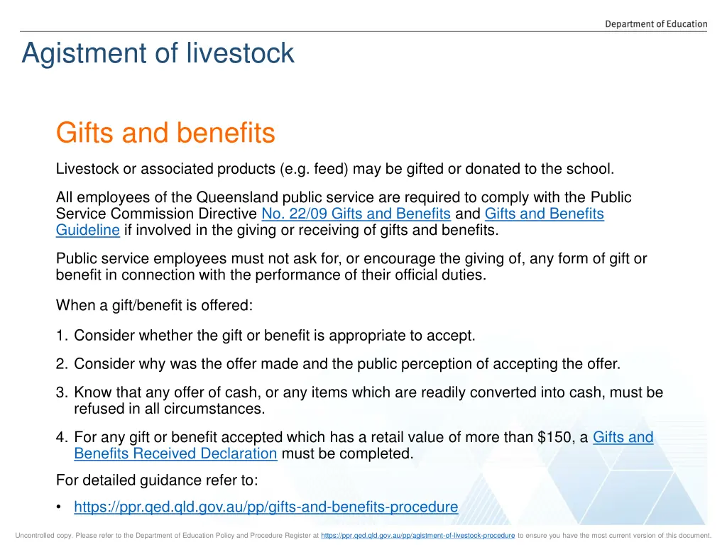 agistment of livestock 6