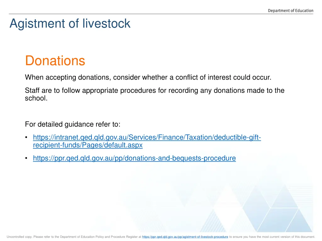 agistment of livestock 7