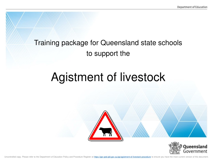 training package for queensland state schools