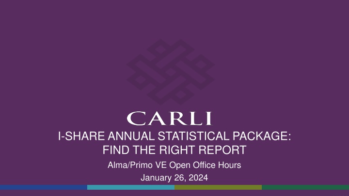 i share annual statistical package find the right