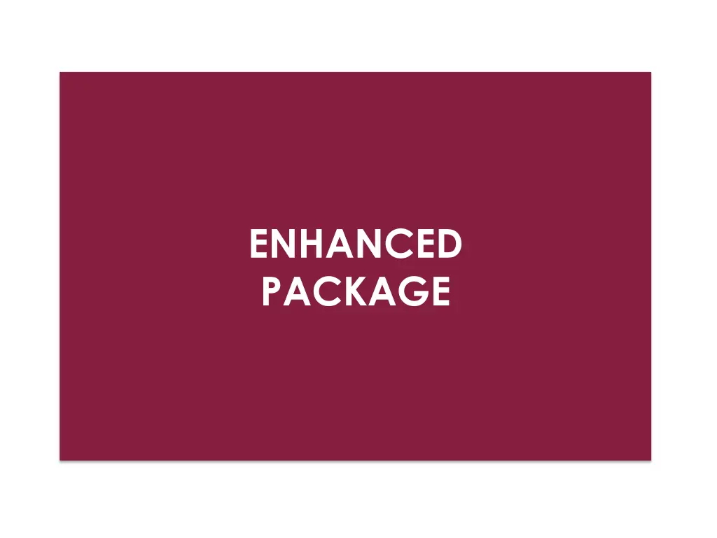 enhanced package